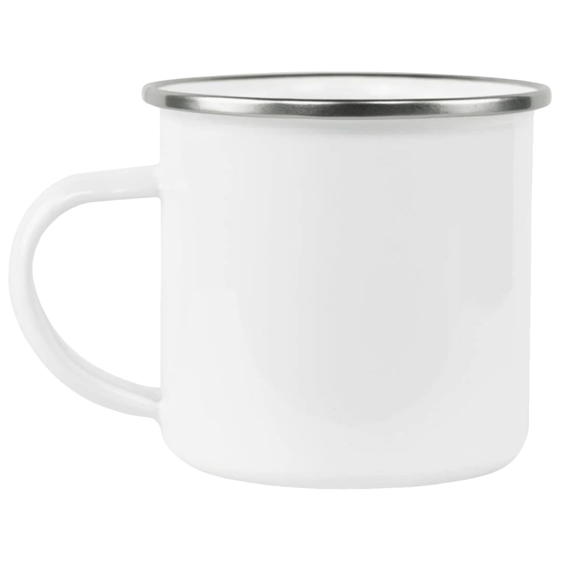 Custom Template - White 21271 Enamel Camping Mug