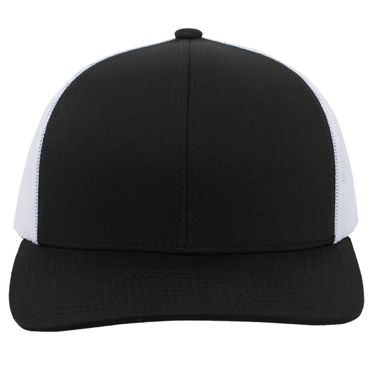 Custom Template - Black/White 104C Trucker Snap Back