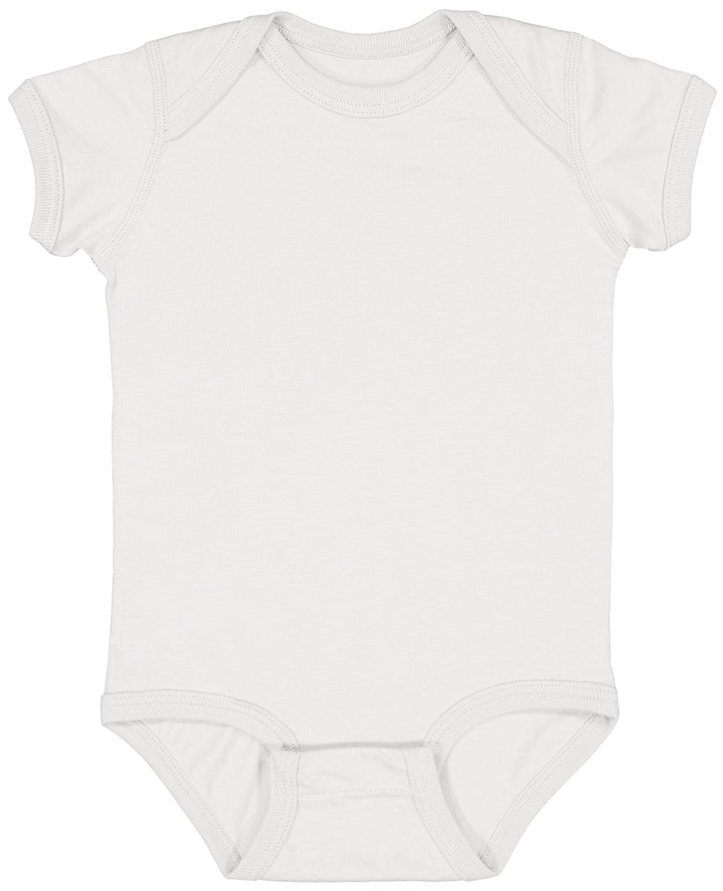 Custom Template - White 4424 Infant Fine Jersey Bodysuit
