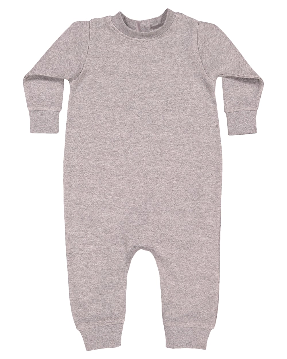 Custom Template - Heather Grey 4447 Rabbit Skins Infant Fleece One-Piece Bodysuit
