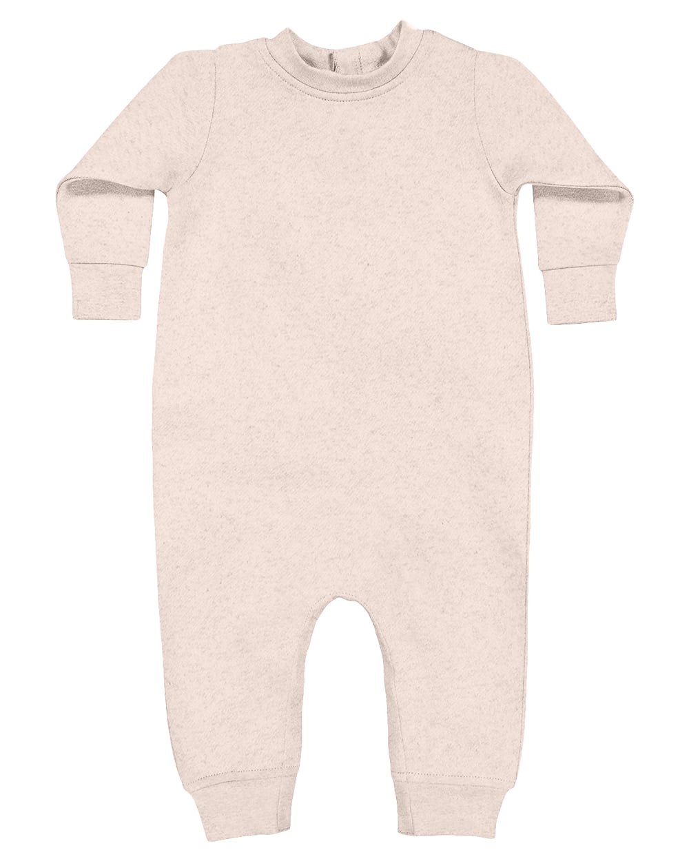 Custom Template - Natural Heather 4447 Rabbit Skins Infant Fleece One-Piece Bodysuit