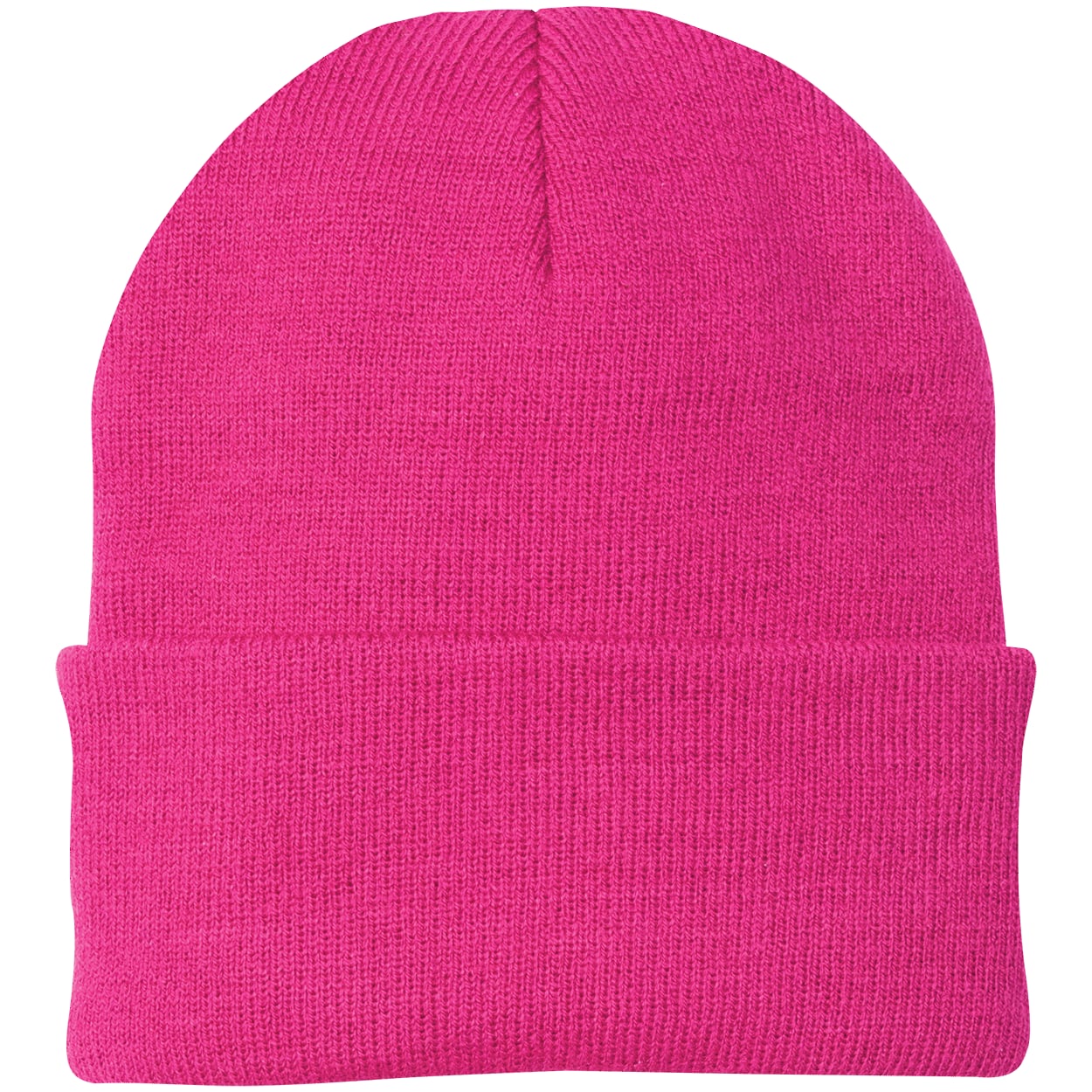 Custom Template - Neon Pink CP90 Port & Company Knit Beanie