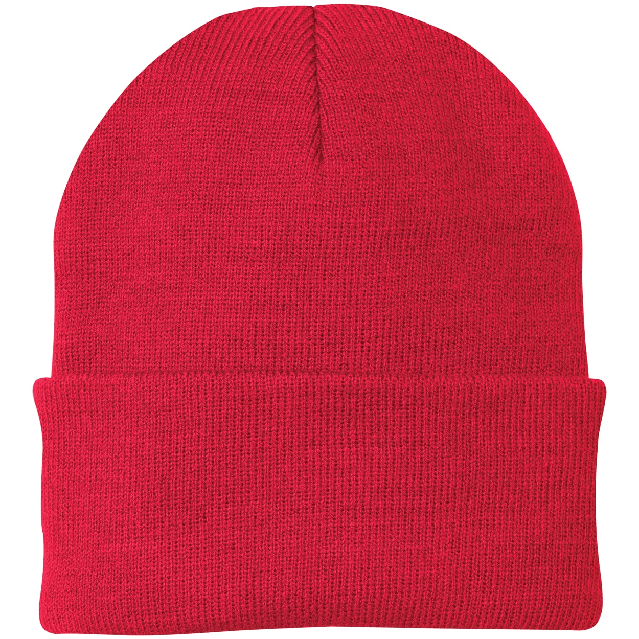 Custom Template - Athletic Red CP90 Port & Company Knit Beanie