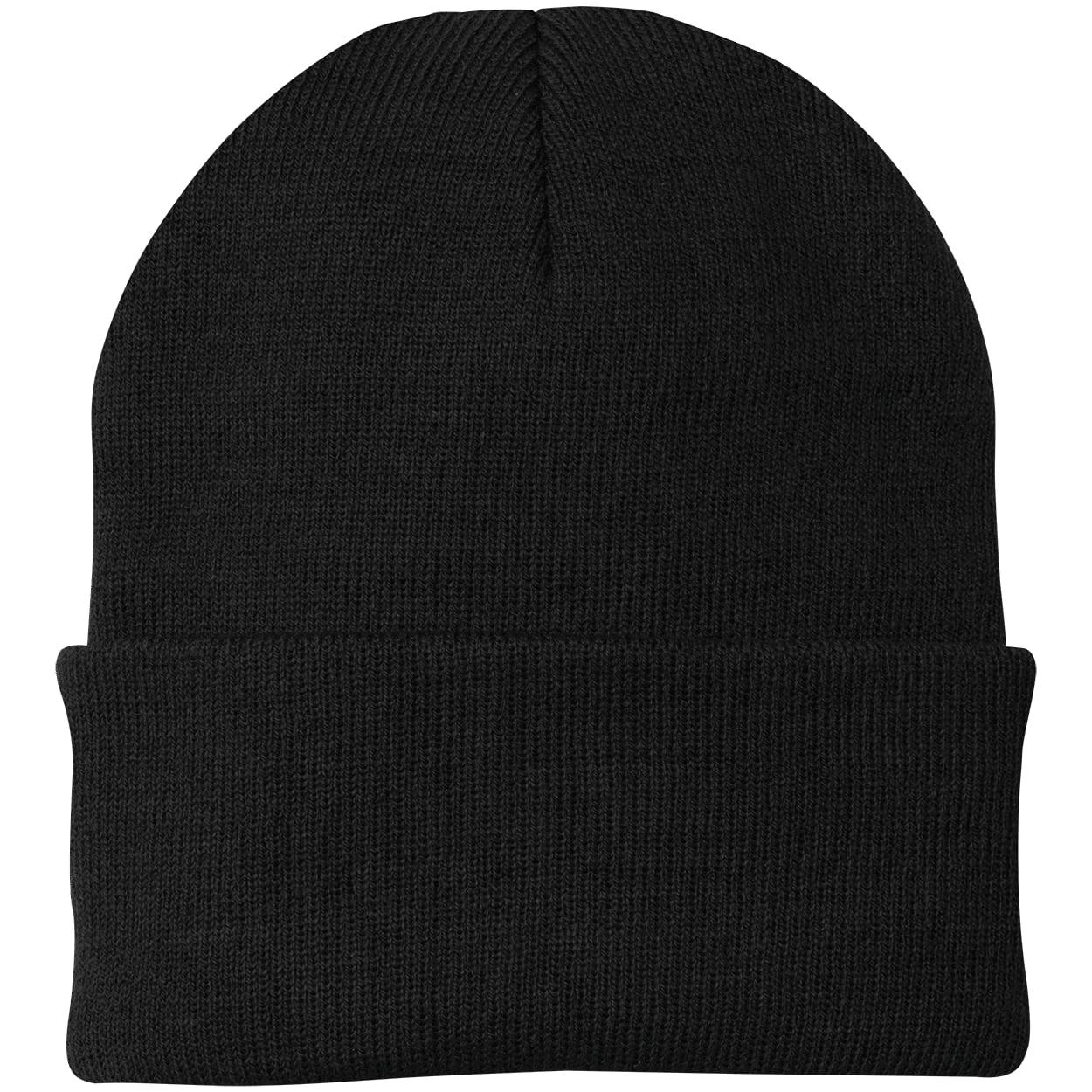 Custom Template - Black CP90 Port & Company Knit Beanie