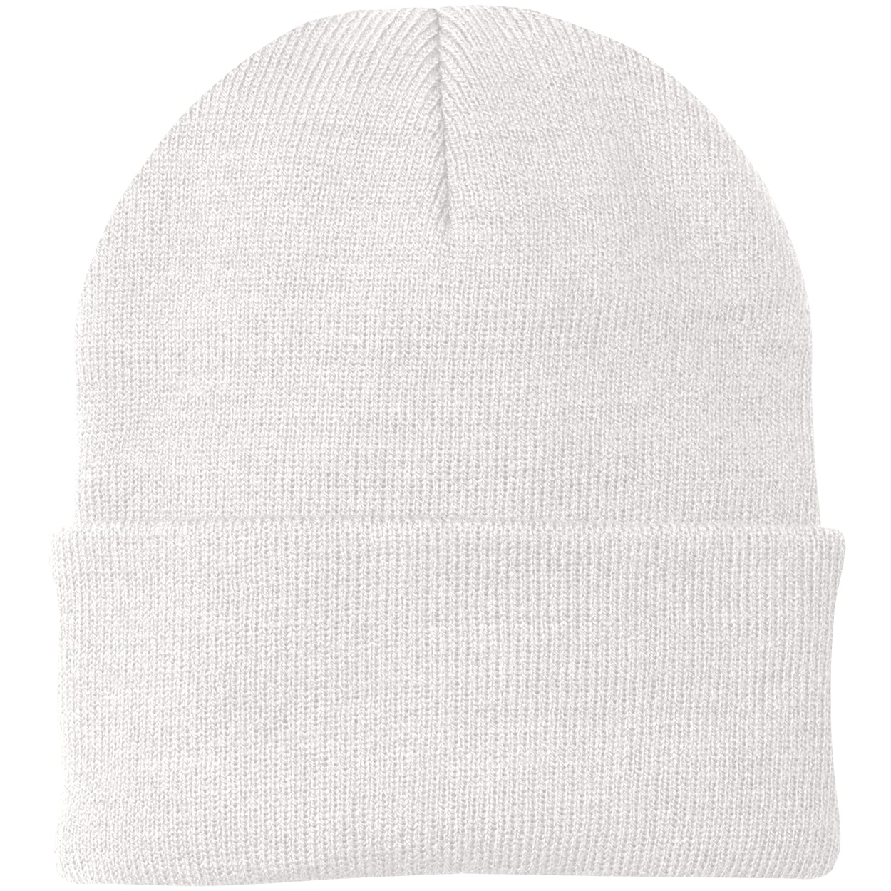 Custom Template - White CP90 Port & Company Knit Beanie
