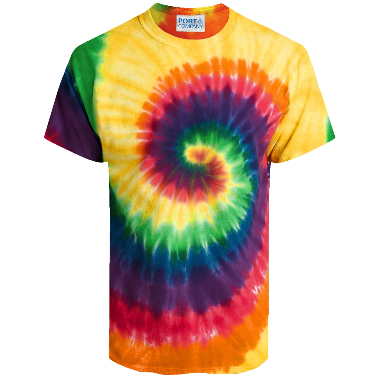 Custom Template - Rainbow PC147 Port & Company Tie-Dye Tee