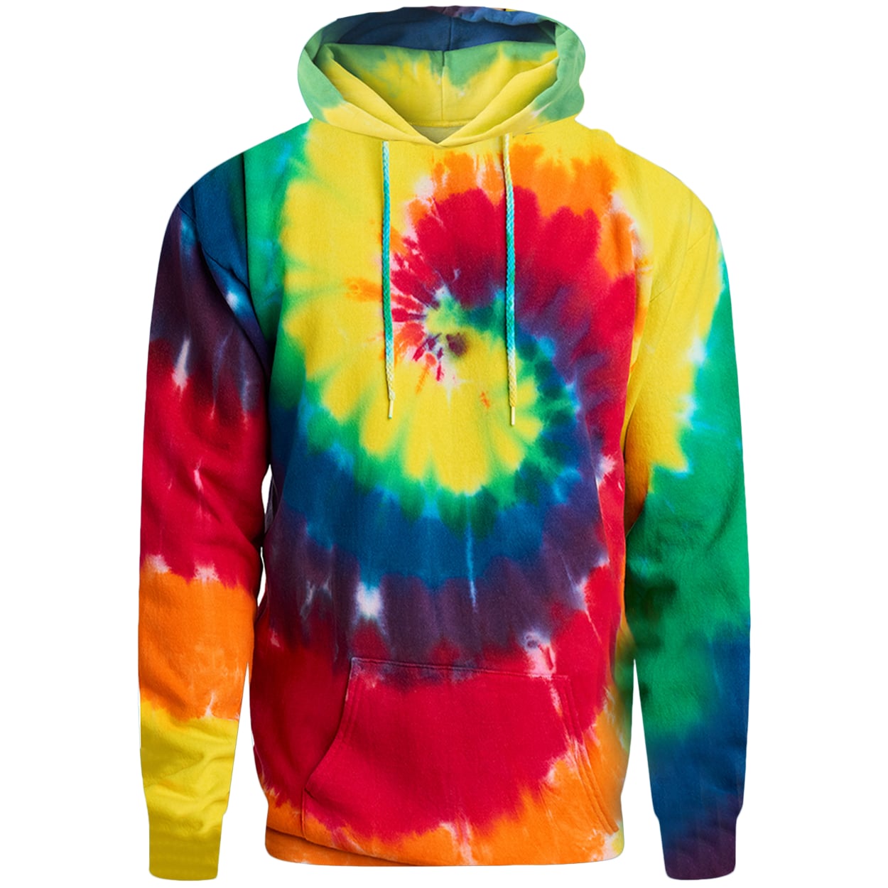 Custom Template - Rainbow PC146 Port & Company Adult Tie-Dye Pullover Hoodie