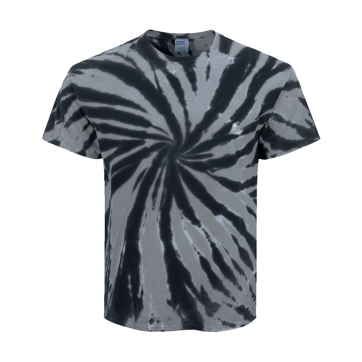 Custom Template - Black PC147Y Port & Company Kids Tie-Dye Tee