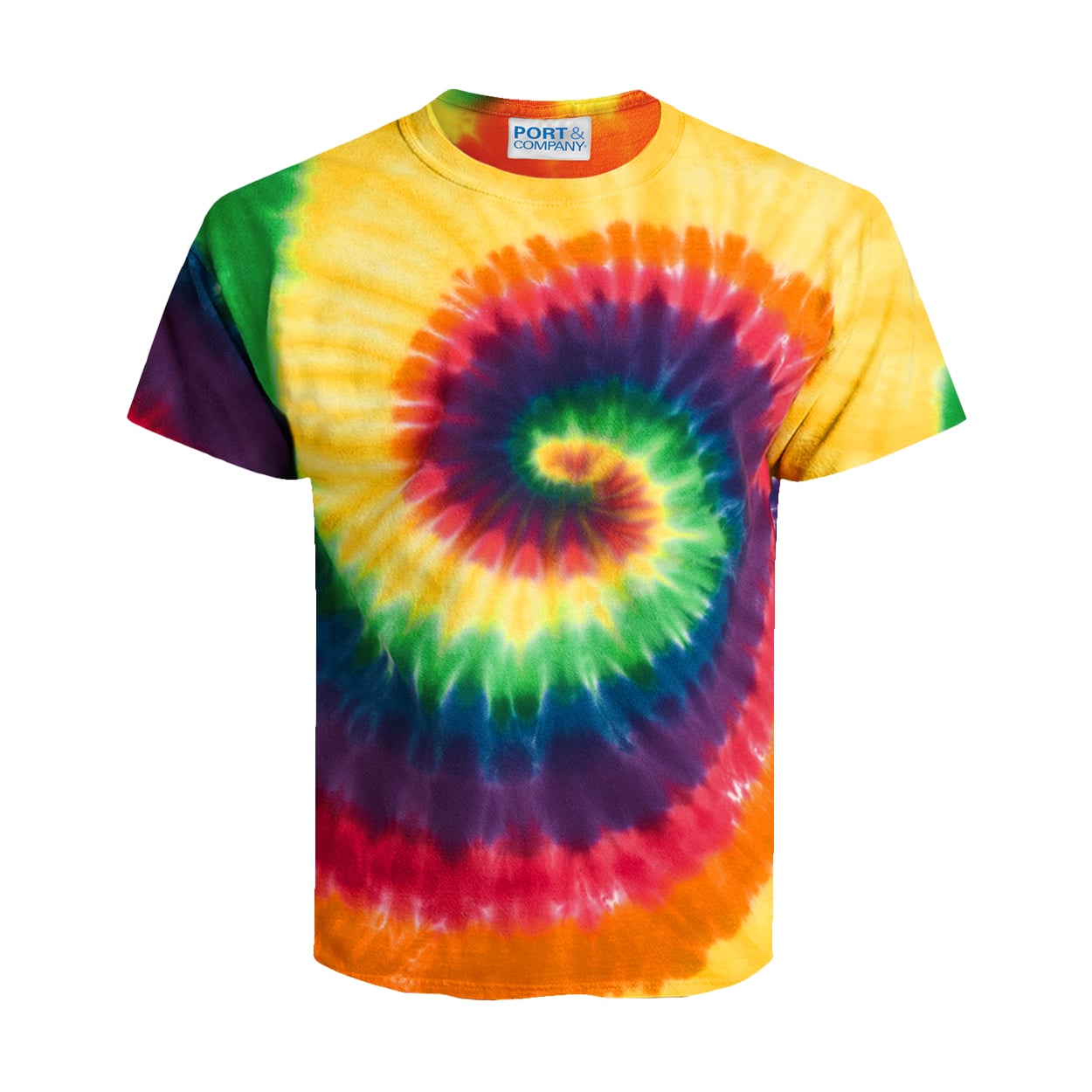 Custom Template - Rainbow PC147Y Port & Company Kids Tie-Dye Tee