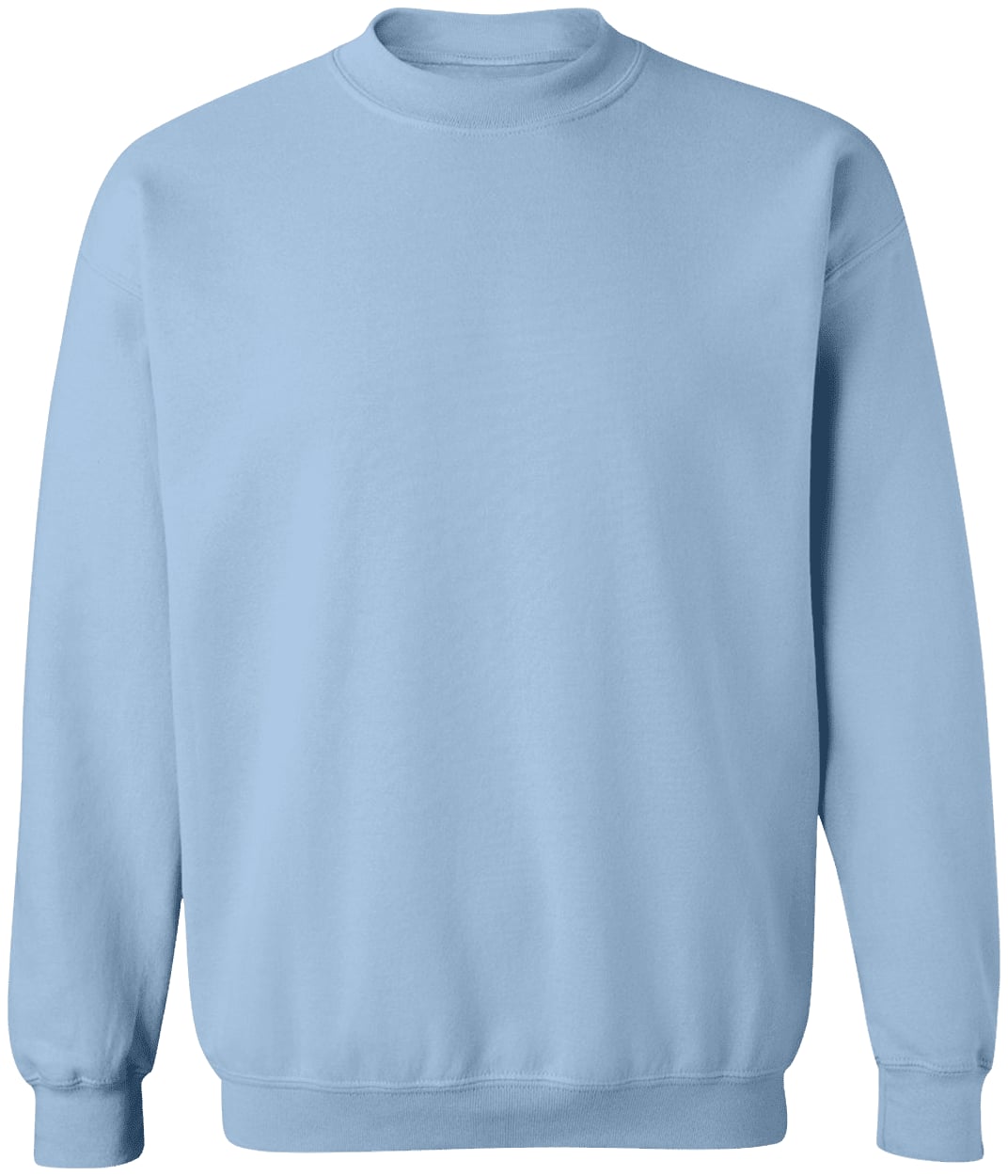 Custom Template - Light Blue G180 Gildan Crewneck Pullover Sweatshirt
