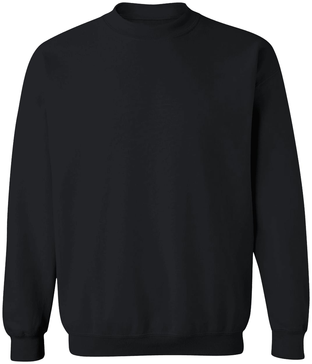 Custom Template - Black G180 Gildan Crewneck Pullover Sweatshirt