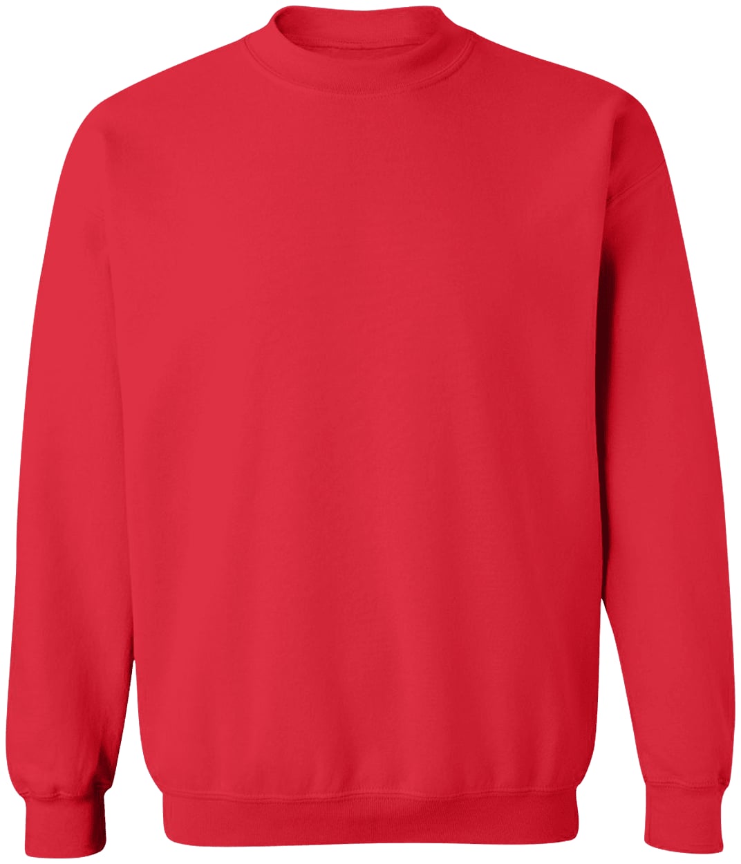 Custom Template - Red G180 Gildan Crewneck Pullover Sweatshirt