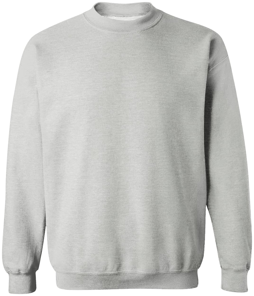 Custom Template - Sport Grey G180 Gildan Crewneck Pullover Sweatshirt