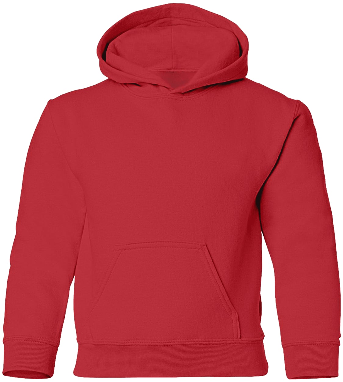 Custom Template - Red G185B Gildan Youth Pullover Hoodie