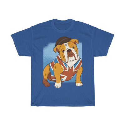 British Bulldog Dressed Up - Unisex Heavy Cotton Tee