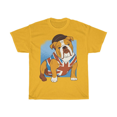 British Bulldog Dressed Up - Unisex Heavy Cotton Tee