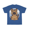 German Shepherd Yoga Puppy - Unisex Heavy Cotton Tee