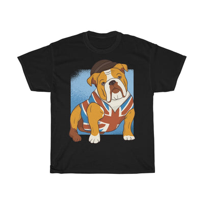 British Bulldog Dressed Up - Unisex Heavy Cotton Tee