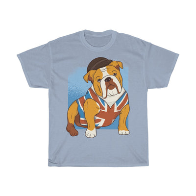 British Bulldog Dressed Up - Unisex Heavy Cotton Tee