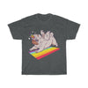 Pug Unicorn Playing - Unisex Heavy Cotton Tee
