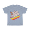 Pug Unicorn Playing - Unisex Heavy Cotton Tee