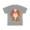 Taco Puppy the Cavalier - Unisex Heavy Cotton Tee