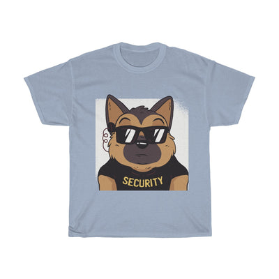German Shepherd Funny Security - Unisex Heavy Cotton Tee