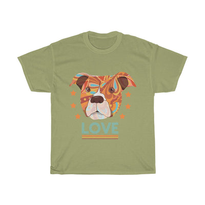 LOVE Pit Bull - Unisex Heavy Cotton Tee