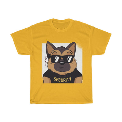 German Shepherd Funny Security - Unisex Heavy Cotton Tee
