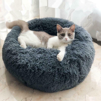 Plush Calming Pet Bed For Cats and Dogs