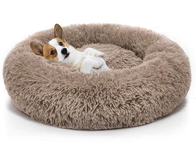 Plush Calming Pet Bed For Cats and Dogs