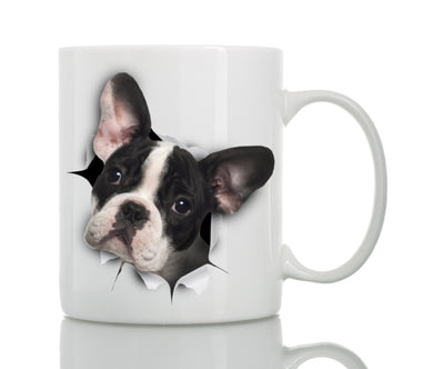Black & White French Bulldog Mug