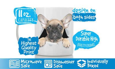 Brown French Bulldog Mug