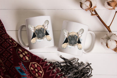 Brown French Bulldog Mug