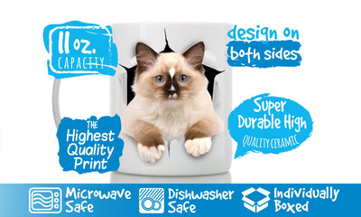 Brown Ragdoll Cat Mug