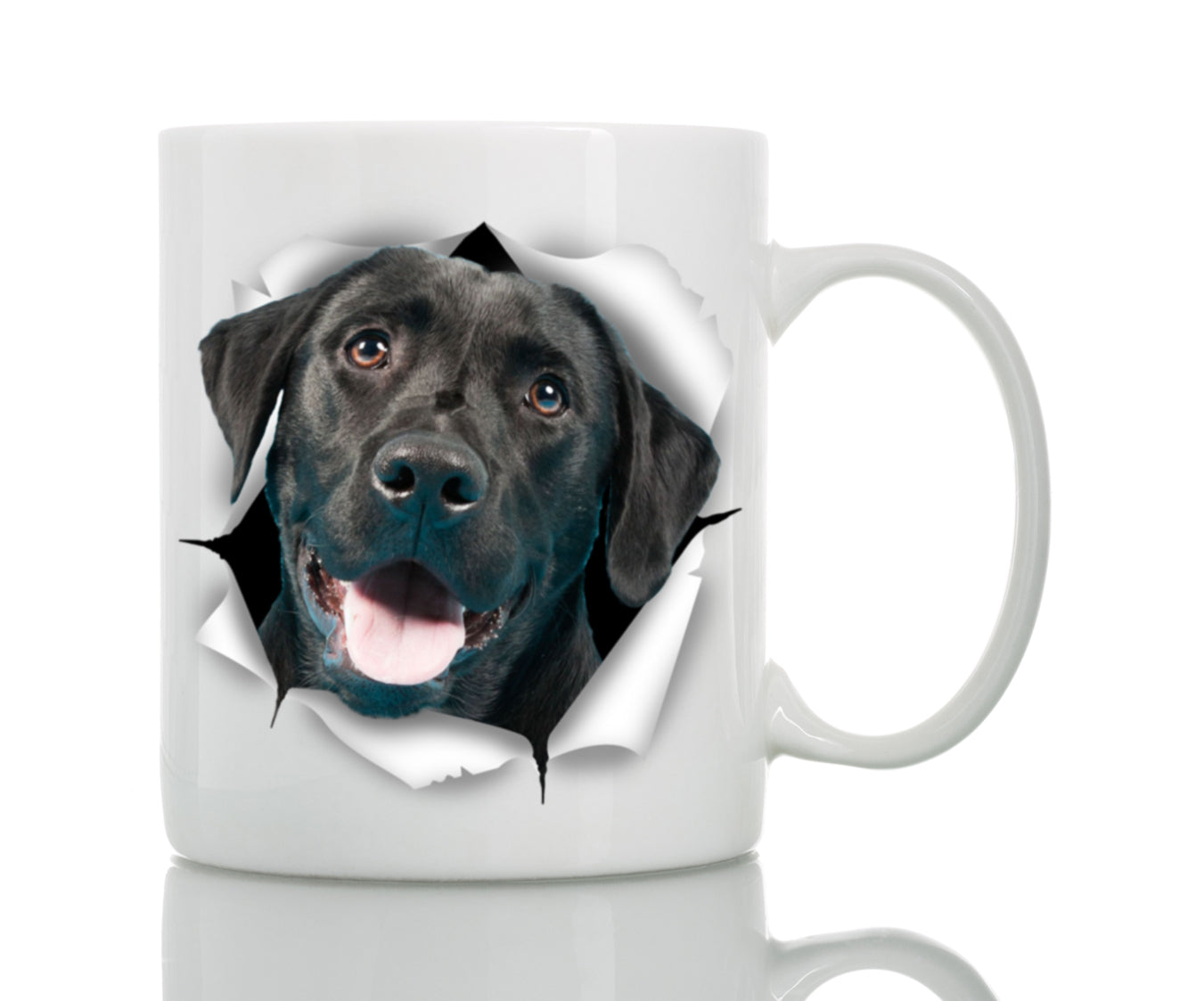 Cute Black Labrador Mug