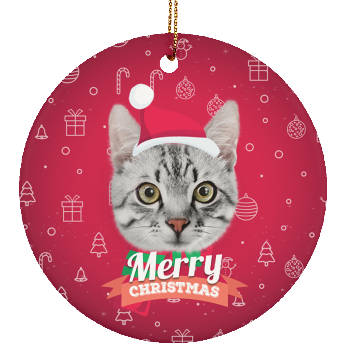 Custom Your Pet Christmas Ornaments