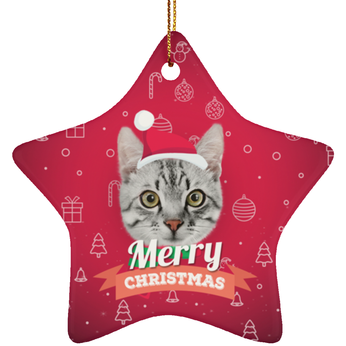 Custom Your Pet Christmas Ornaments