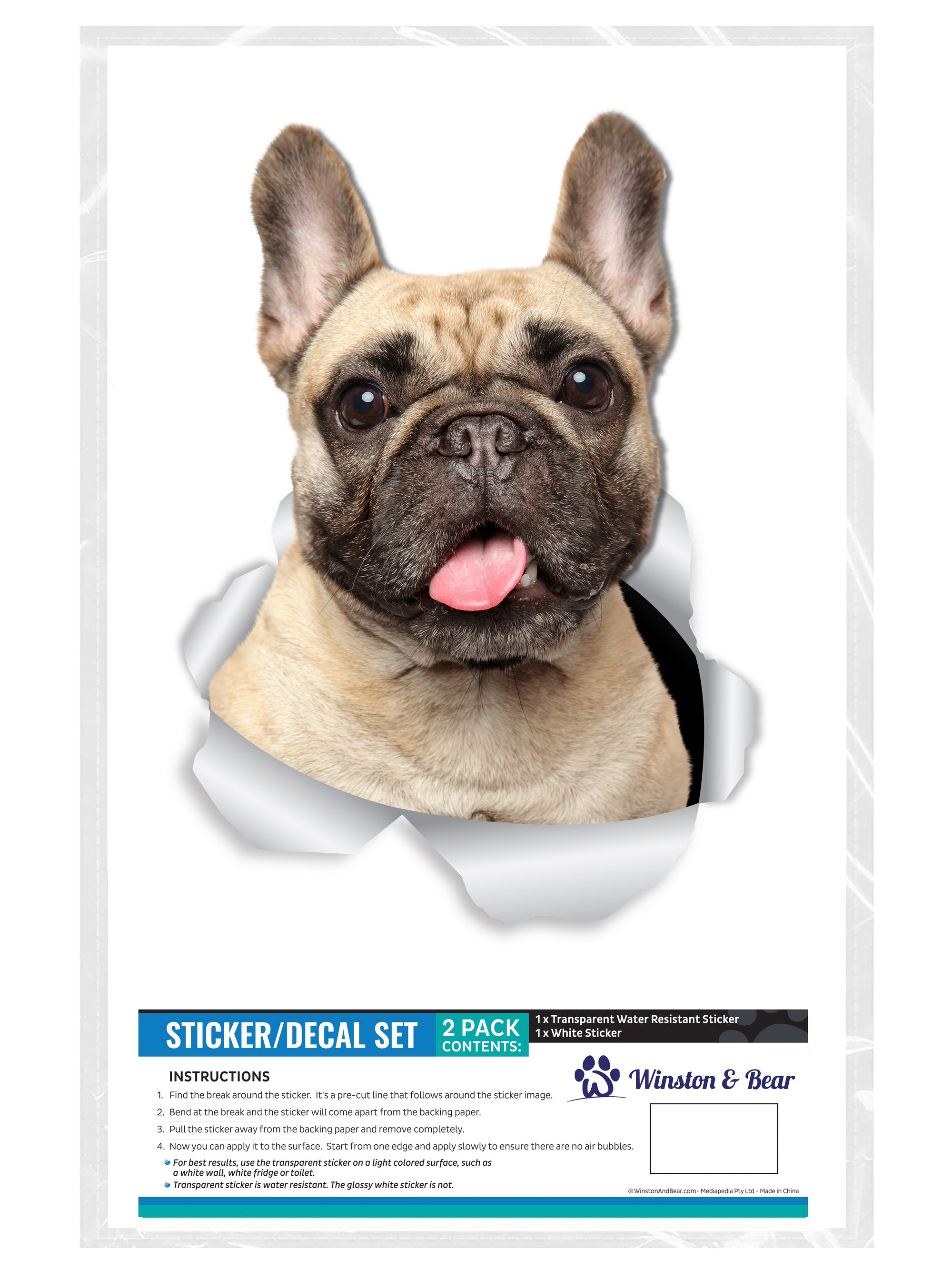 Bulldog decals hot sale