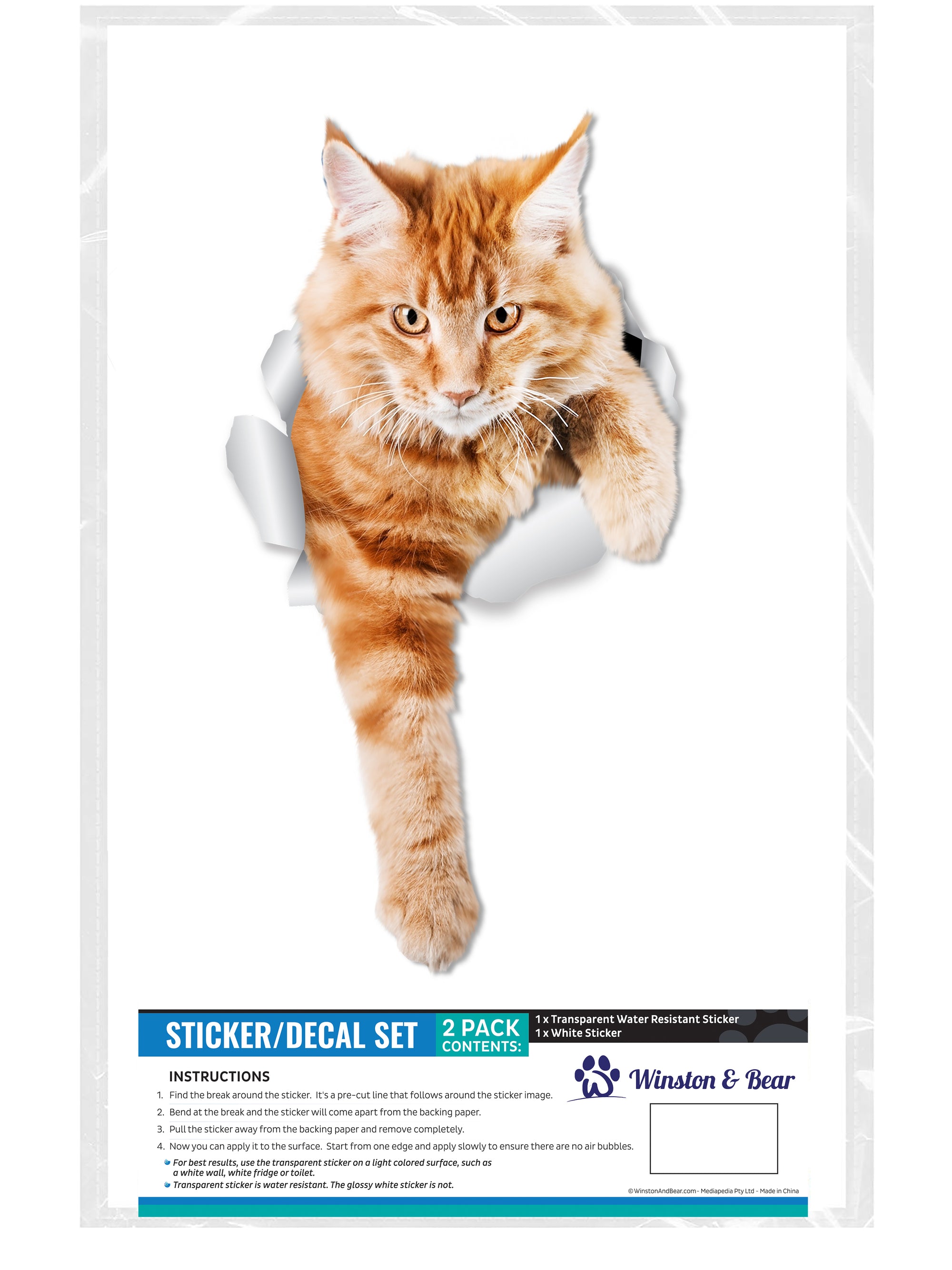 Climbing Ginger Decals