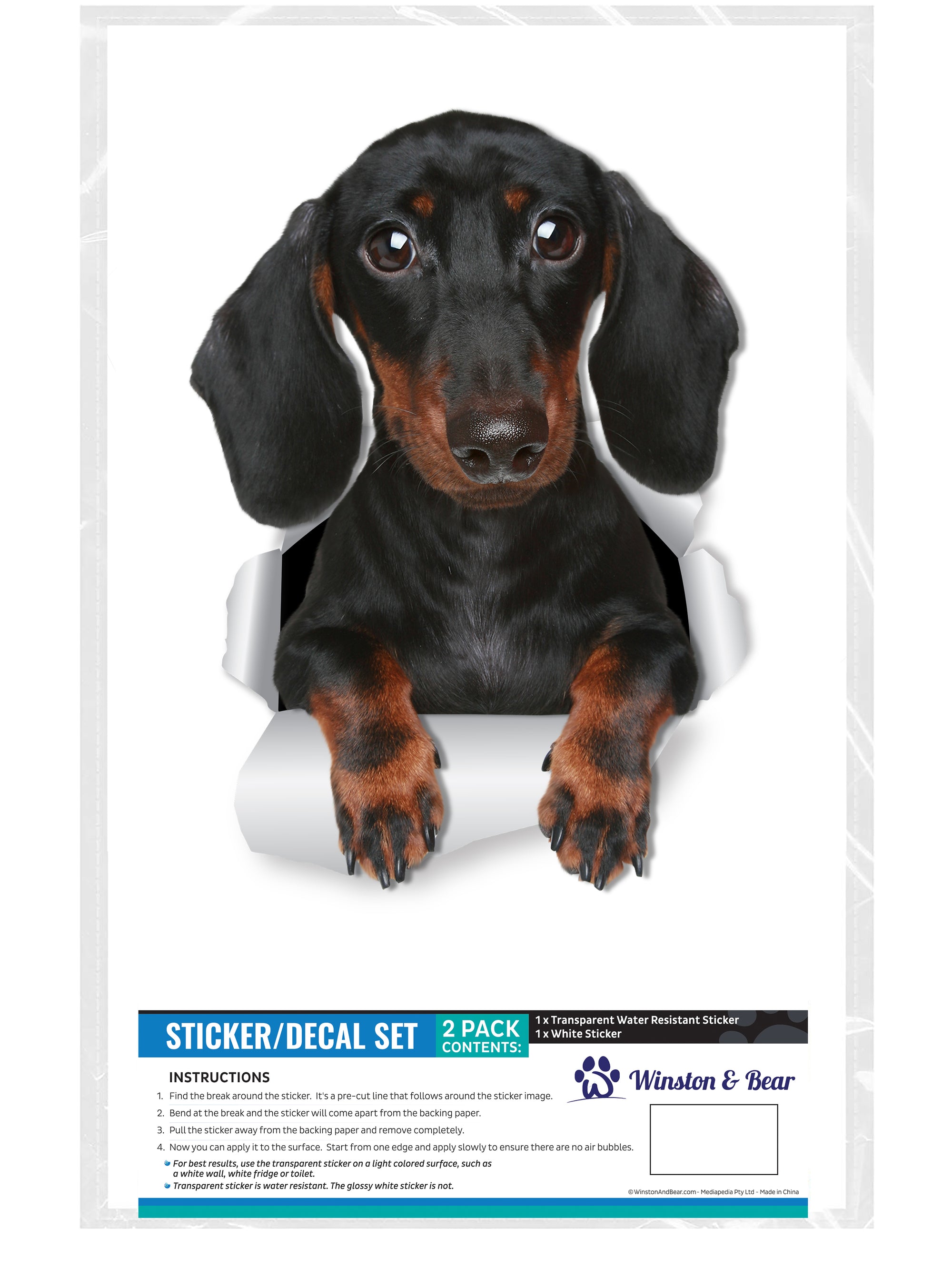 Dachshund decal best sale