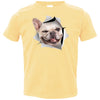 Winking Frenchie Toddler Jersey T-Shirt