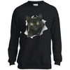 Black Kitten Youth Crewneck Sweatshirt