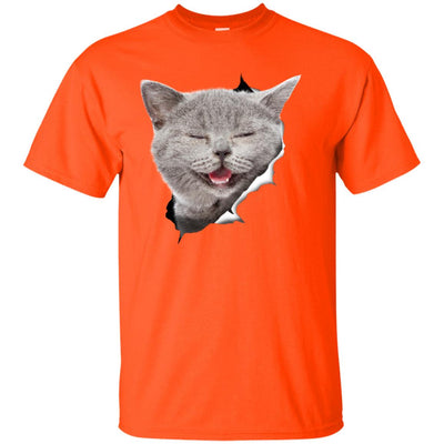 Grey Cat Laughing Ultra Cotton T-Shirt