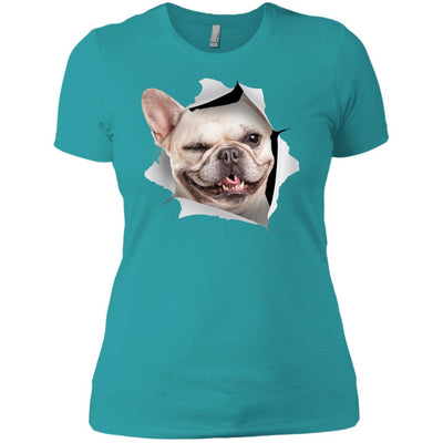 Winking Frenchie Ladies' T-Shirt