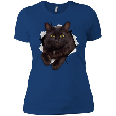Black Cat Ladies' T-Shirt