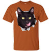 Black Cat Licking Youth Cotton T-Shirt
