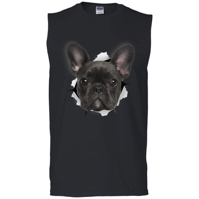 Black Frenchie Men's Ultra Cotton Sleeveless T-Shirt