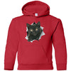 Black Kitten Youth Pullover Hoodie