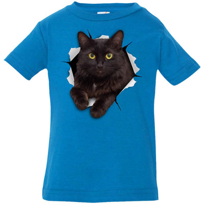 Black Cat Infant Jersey T-Shirt
